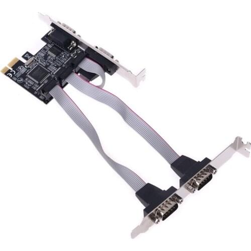 TXB071 PCI Express Add on Card 4 Ports Serial Riser Cards Multi RS232 DB9 COM PCIe Expansion Adapter Converter