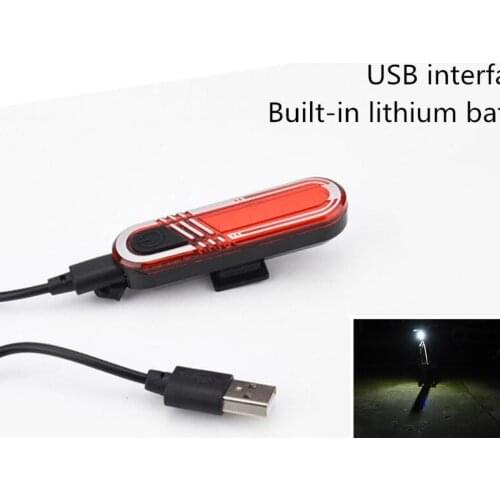 Bike Taillight Waterproof Riding Rear light USB Chargeable Mountain Bike headlight Cycling Light Tail-lamp Bicycle Light