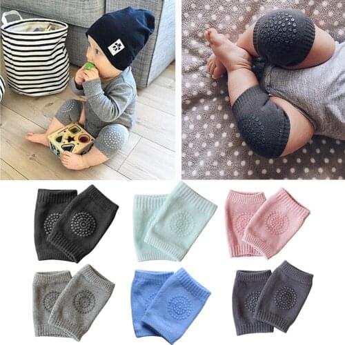 2pcs Kids Non Slip Crawling Elbow Baby Accessories Knee Pads Protector Safety Leg Warmer Support Kneecap for 0-24M Baby#38