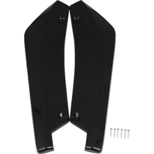 2Pcs Universal Car Rear Bumper Lip Diffuser Splitter Spoiler Scratch Protector