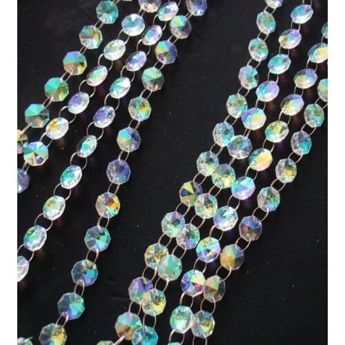 300m/lot crystal beads chain DIY Christmas party&chandelier decor accessory Festive & Party Supplies free shipping