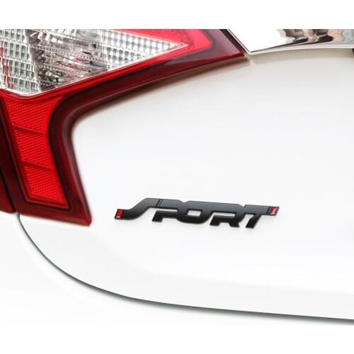 Car Stickers Sport Logo Emblem Trunk Badge Decal For audi a4 b5 megane 3 tucson renault clio 2 alfa romeo 159 audi q7 megane 2