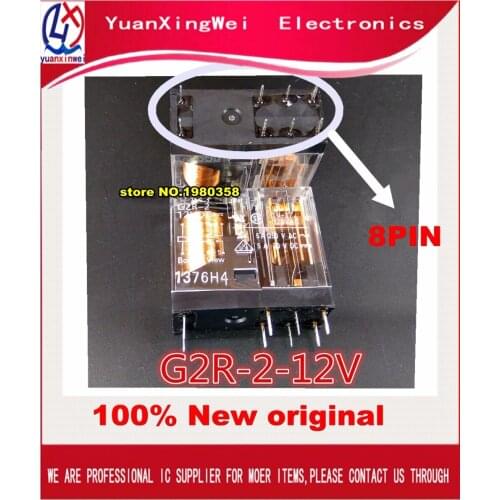 Free Shipping 10PCS relays G2R-2-12VDC G2R-2-DC12V