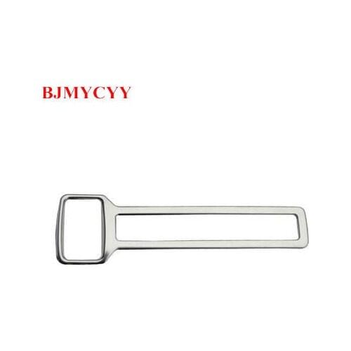 BJMYCYY Car Accessories Stainless steel headlight switch decoration cover For Peugeot 308 T9 2015 2016 2017