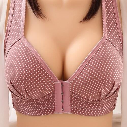 Brand Hot Sexy Push Up Bra Women Bra Deep V Cotton Blend Ladies Underwear Large Size Womens Bra Without Steel Ring New