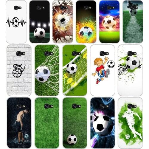 329FG football with water Soft Silicone Tpu Cover phone Case for Samsung a3 2016 a5 2017 a6 plus a7 a8 2018 s6 7 8 9