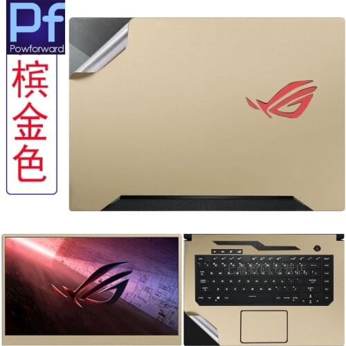 For Asus ROG Zephyrus G15 2020 GA502I GA502 IU IV GA502D DU GA502GU Full Body Bubble Free Laptop Vinyl Decal Cover Sticker