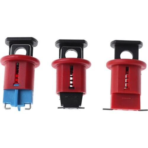 Electrical Safety Circuit Breaker Lock Lockout Miniature Air Switch Breaker Lockout For Power Isolation Pinout
