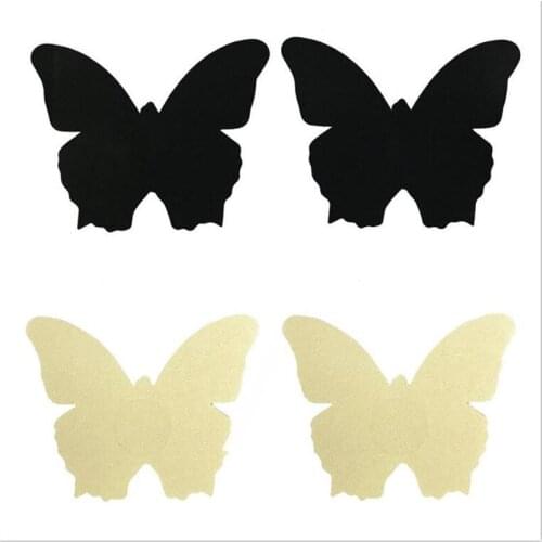 GEOCOCCYX 50 pairs (100 Pcs) /lot Butterfly-shap breathable anti-bump Breast Pasties Nipple Covers adhesive cloth bra pads