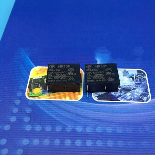 HF33F-24V-HS JZC-33F-024-HS3 5A250VACrelays