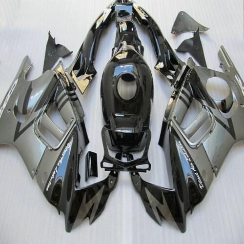 Motorcycle Fairing kit for HONDA CBR600F3 97 98 CBR600 F3 CBR 600F3 1997 1998 ABS gray black Fairings set