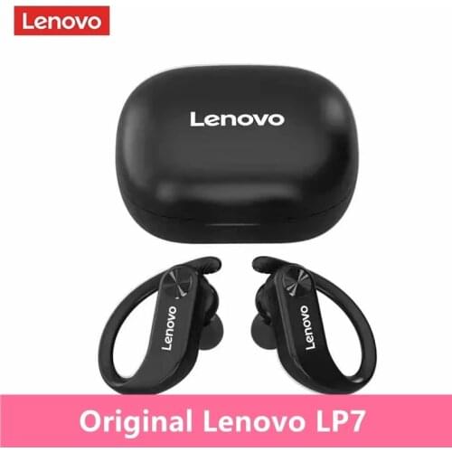 Lenovo LP7 Bluetooth Headset TWS Wireless Headset Handsfree HeadsetHIFI Music Game Headset Sports Waterproof and Noise Reduction