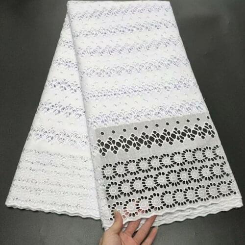 Nigeria swiss laces fabric 2021 high quality swiss voile laces in switzerland 100% cotton african dry lace fabric 5yard/lot