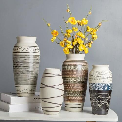 Nordic Ceramic Vase Living Room Decoration Ornaments Modern vase decoration home design