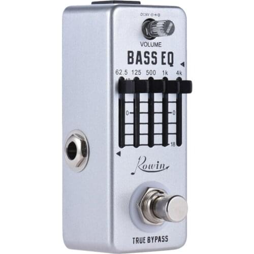 Hot AD- Lef-317B Bass Eq Equalizer Guitar Effect Pedal 5-Band Pedal Aluminum Alloy Body True Bypass