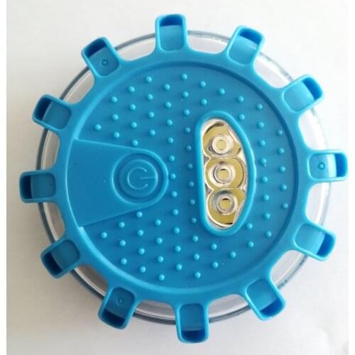 Dropship LED Road Flare Blue Lihgt Safety Flare Flashlight Magnet Flashing Warning Lights Roadside Emergency Flares For Car