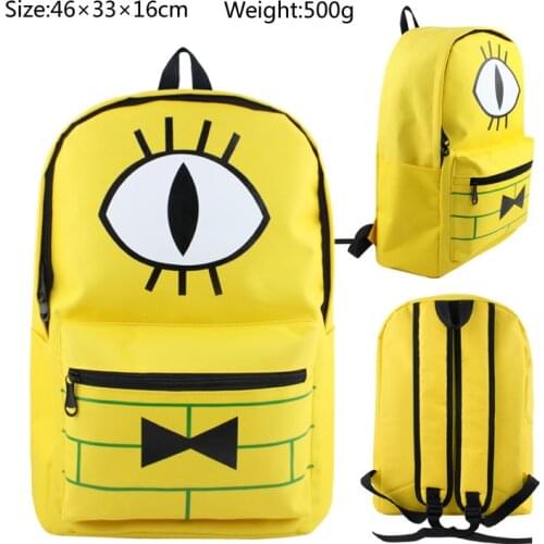 Gravity Falls Backpack Fashion Women Men School Backpack Nylon Capacity School bag for Teenage Girls Mochilas Female