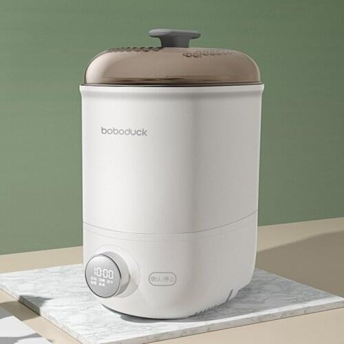 Big mouth duck feeding bottle sterilizer with drying 2-in-1 baby milk warmer 3-in-1 steam pot cabinet