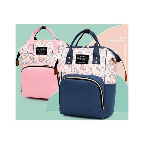 Fashion Baby Diaper Bag Large Capacity Backpack Mommy Backpack Nylon Maternity Bags Baby Care Nursing Travel Stroller Nappy Bag