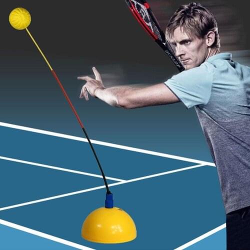 Tennis Trainer Single Child Adult Swing Power Training Rope Trainer Tennis With X5Q3