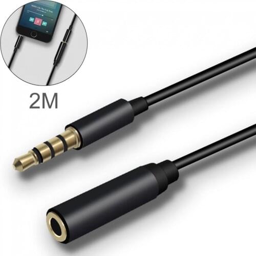 3.5mm Jack Male to Female AUX Audio Extension Cable 3.5 Audio Microphone Adapter Compatible for PC / Mobile Phone / Headphones
