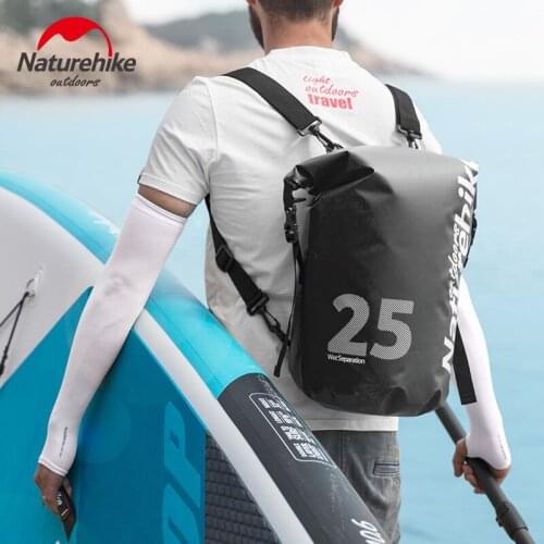 Waterproof 10L / 15L / 25L Dry Bag Roll Top Closure Adjustable Shoulder Strap Boating Kayaking Rafting Camping Fishing Storage