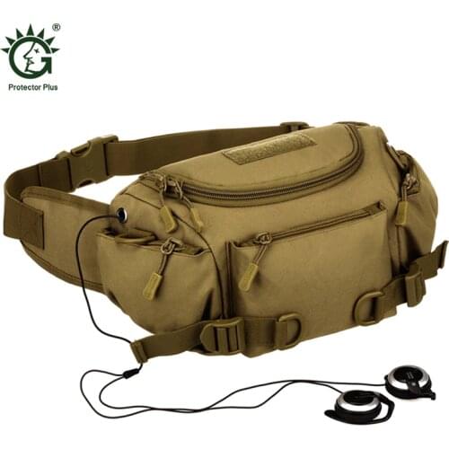 Water Resistant Tactical Waist Pack Bag Military Fanny Packs Hip Belt Bag Pouch for Daily Life Hiking Climbing Outdoor Fishing