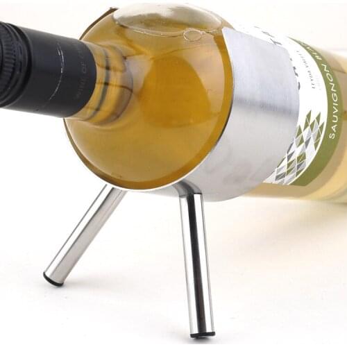1PC New Metal Wine Rack 1 Bottles Wall Mounted Bar Wine Bottle Holders Storage Rack Wholesale