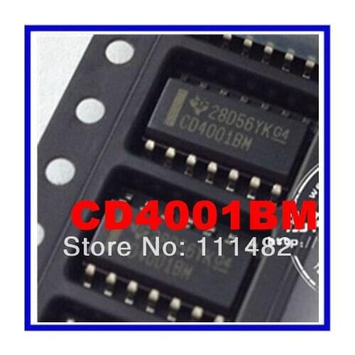100pcs/lot CD4001BM CD4001 TI SOP-14