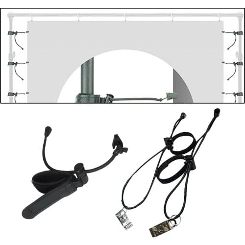 8x Background Backdrop Clips, for Photography Video Studio, 20cm/8 inch Adjustable & Multifunctional Help Background Tight