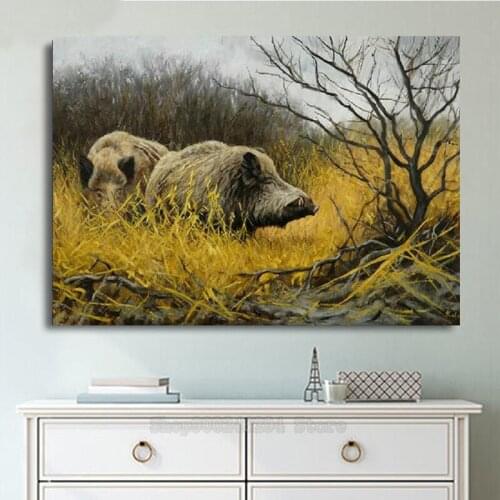 Wild boar 5d diamond painting diy full square drill diamond embroidery round diamond mosaic DIY rhinestone painting decor FF806