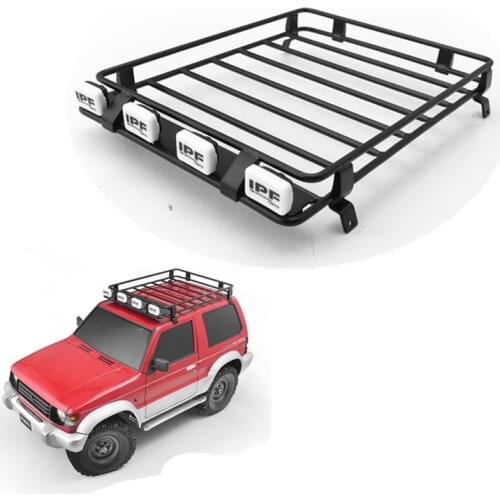 Two-door Version ARB Body Shell Metal Roof Rack Luggage-rack For 1/10 Scale Rc Toys Car Tamiya CC01 PAJERO Model Truck Accessory