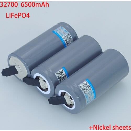 VariCore 3.2V 32700 6PCS 6500mAh LiFePO4 Battery 35A Continuous Discharge Maximum 55A High power battery+Nickel sheets
