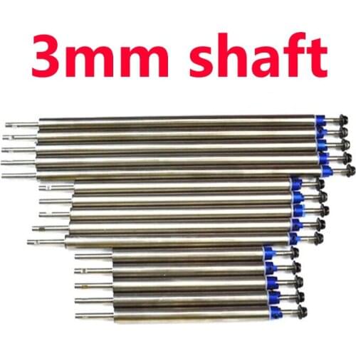 Free Shipping 3mm Stainless steel Transmission Shaft+shaft sleeve kit set spare parts for RC Boat O yacht Deep V yacht