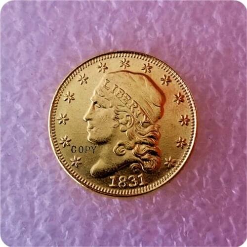 USA 2½ Dollars "Turban Head - Quarter Eagle"Gold Coin Copy Coin