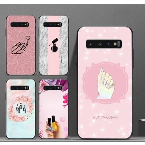 Beautiful Nail Polish Enamel Color Phone Case For Samsung A50 A51 A71 A20E A20S S10 S20 S21 S30 Plus ultra 5G M11 funda shell