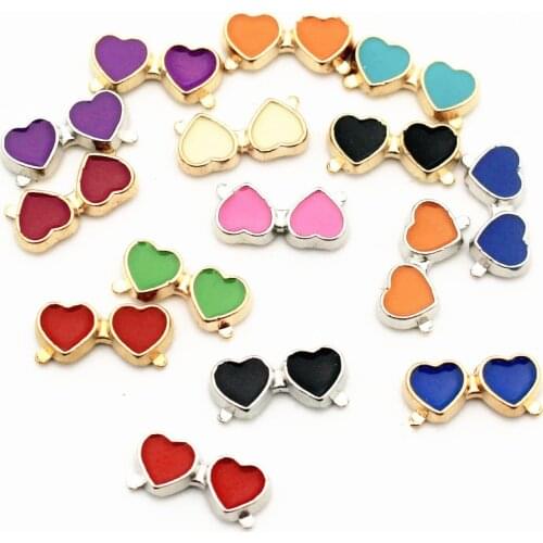 Hot Selling 10Pcs/Lot Eyeglasses Floating Charms Living Glass Memory Locket DIY Jewelry