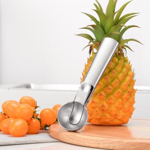 Stainless Steel Ice Cream Spoon Scoop Watermelon Baller Scoop Fruit Dessert Spoon Ice Cream Ball Maker Kitchen Tools