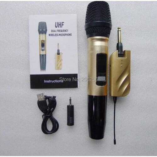 New AIBIERTE UHF 676MHz-697MHz wireless microphone universal KTV conference teaching audio professional wireless microphone