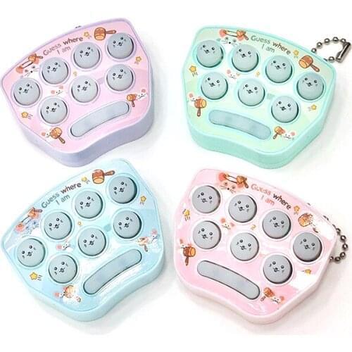 New Childrens Puzzle Creative Interactive Game Baby Memory Training Memory Game Machine Mini Hand-held Hamster Toy