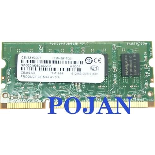 CE483-67902 512MB 144-pin DDR2 DIMM memory Laserjet P4515 M600 M601 M602 M603 POJAN