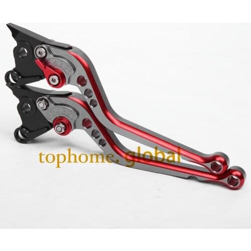 For Triumph Speedmaster 2005 - 2016 CNC Brake Clutch Levers Regular size Mixed Titanium&Red 2015 2014 2013 2012 2011 2010 2009