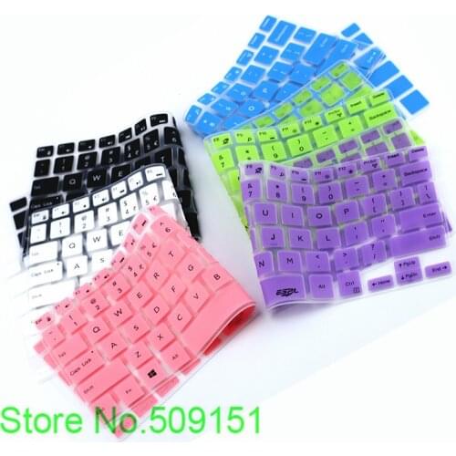 Silicone Keyboard Cover Protector for Dell Latitude 7275 5285 N005 N006 L5290 XPS12-9250-2308 2608T 15-7547/7548 15B/BR/BD