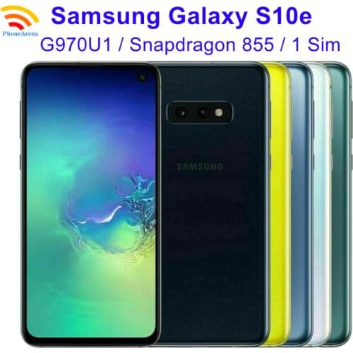 Original Samsung Galaxy S10e G970U1【95% New】Unlocked US Version RAM 6GB ROM 128GB/256GB Snapdragon 855 NFC 4G LTE Cell Phone