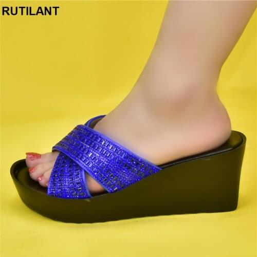 High heels super high heel Italian ladies wedding party rhinestone shoes luxury rhinestone wedding party shoes