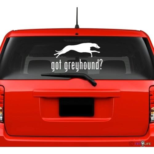 Got Greyhound Windshield Sticker Vinyl Auto Window running v2 english window decals