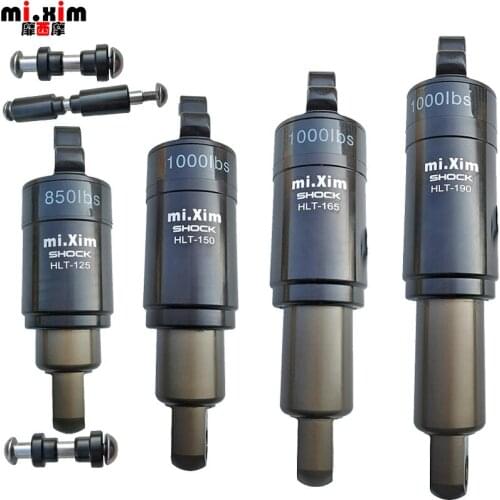 Mountain bicycle Rear Shocks 125/150/165/190mm 850/1000 lbs Aluminum alloy Oil Spring Shock for soft tail frame Bike Accessorie