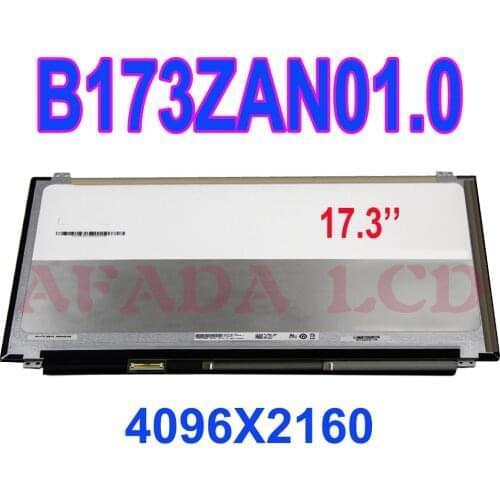 2PCS 17.3 Inch B173ZAN01.0 LED LCD Screen Display UHD for DELL DP/N02DK4K 4096X2160 ips UHD panel