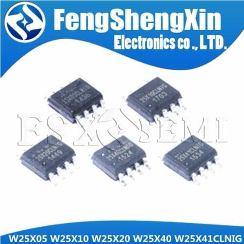 10PCS W25X40CLSNIG SOP-8 W25X05SCLNIG w25X10CLNIG w25X20CLNIG W25X40CLNIG w25X41CLNIG SOP 25X40 SOP8 25X40CLSNIG memory IC