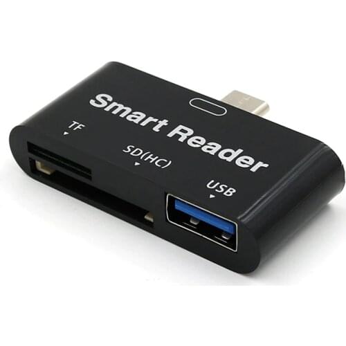 3-in-1 Typec HUB OTG Card Reader Type C 3.0 USB Type C Hub 2.0 3.0 Card Reader